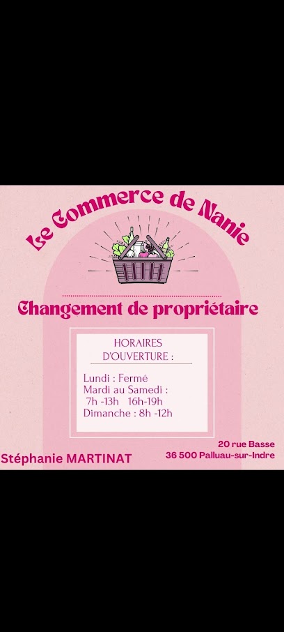 Le Commerce De Nanie, Marché Alimentaire à Palluau-sur-Indre